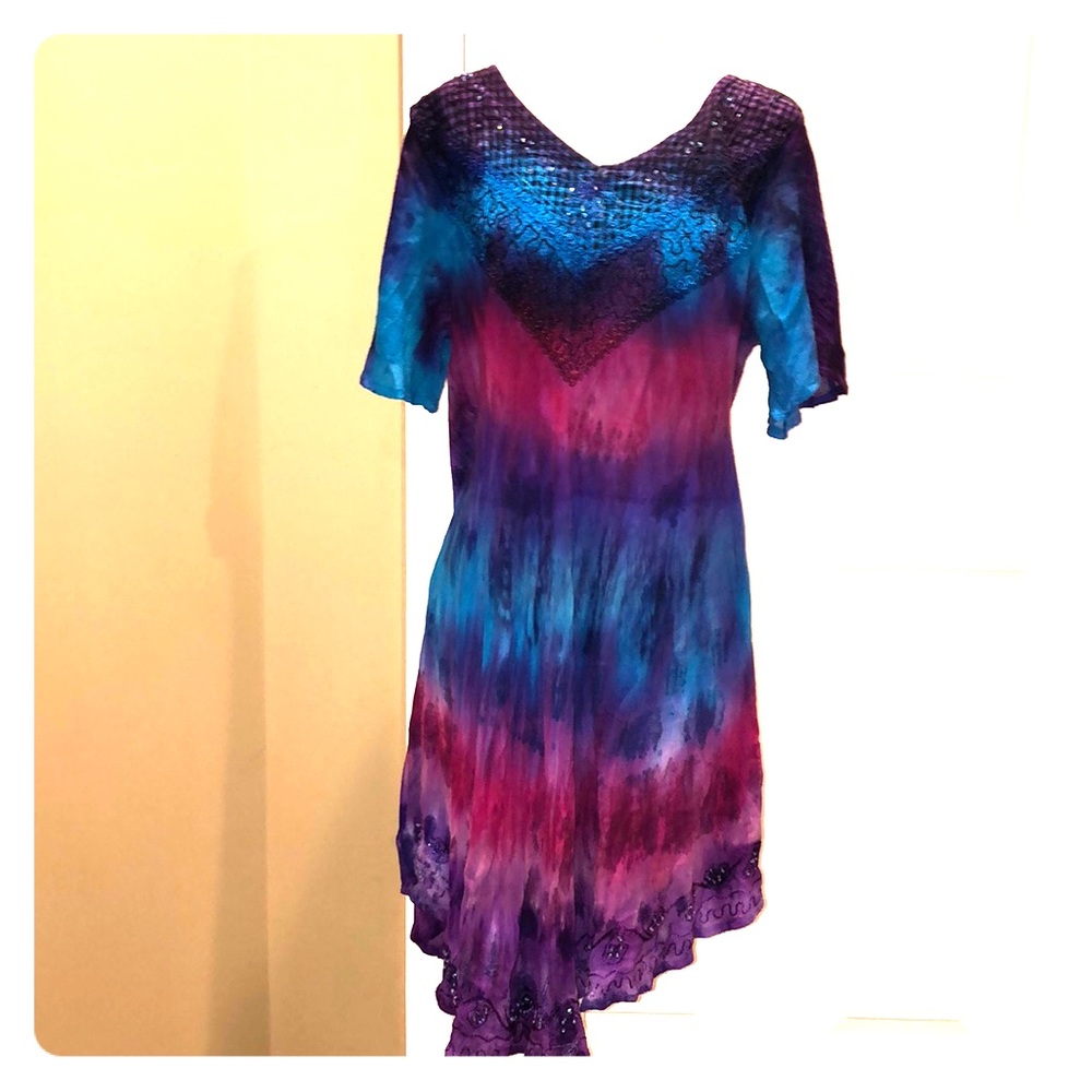 Tye-dyed boho dress FINAL PRICE
